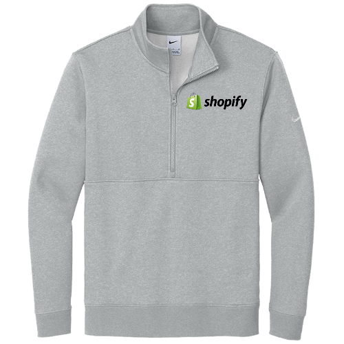 Shopify Nike Club Fleece Sleeve Swoosh 1/2-Zip