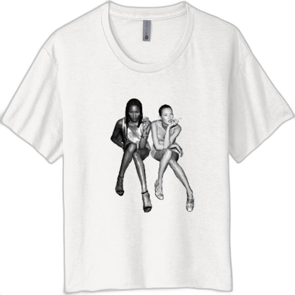 Naomi and Kate Women's Festival Cali Crop Tee