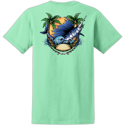 Marlin Fishing Island T Shirt