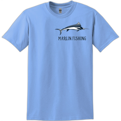 Marlin Fishing Shadow Tee
