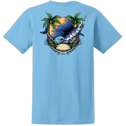 Marlin Fishing Island T Shirt