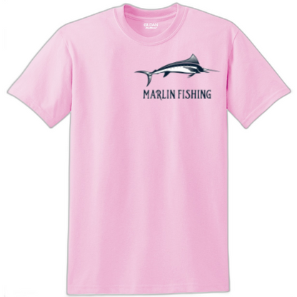 Marlin Fishing Shadow Tee