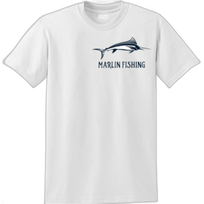 Marlin Fishing Shadow Tee